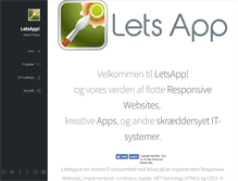 Tablet Screenshot of letsapp.dk